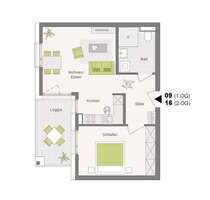 Wohnung zum Kaufen in Aldingen 273.900,00 € 53.9 m²