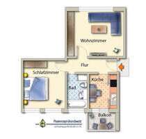 Wohnung zum Kaufen in Hannover 129.000,00 € 52 m²