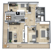 Wohnung zum Mieten in München 3.690,00 € 99 m²