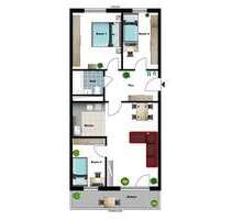 Wohnung zum Mieten in Magdeburg 436,00 € 69.4 m²