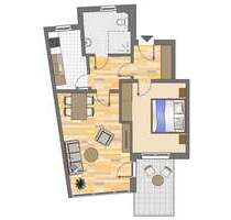 Wohnung zum Mieten in Dortmund 319,88 € 58.21 m²