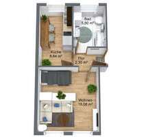 Wohnung zum Mieten in Reichenbach im Vogtland 180,00 € 33 m²
