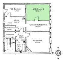 Wohnung zum Mieten in Erlangen 340,00 € 16.8 m²