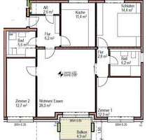 Wohnung zum Mieten in Heidelberg-Wieblingen 1.630,00 € 102.67 m²