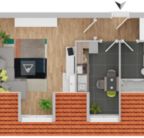 Wohnung zum Mieten in Güstrow 480,00 € 40 m²