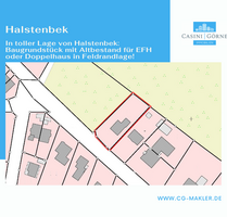 Grundstück zu verkaufen in Halstenbek 455.000,00 € 853 m²