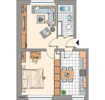 Wohnung zum Mieten in Gelsenkirchen 349,00 € 43.93 m²