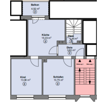 Wohnung zum Mieten in Düsseldorf 2.000,00 € 50 m²