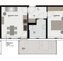 Wohnung zum Mieten in Aachen 637,50 € 42.5 m²