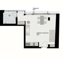 Wohnung zum Mieten in Aachen 544,00 € 32 m²