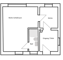 Wohnung zum Mieten in Erding 740,00 € 45 m²