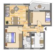 Wohnung zum Mieten in Herne 459,00 € 56.61 m²