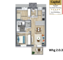 Wohnung zum Kaufen in Hilpoltstein 339.446,00 € 70 m²