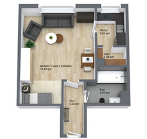 Wohnung zum Kaufen in München 333.300,00 € 31 m²