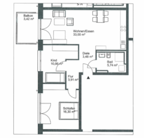 Wohnung zum Mieten in Bamberg 1.051,00 € 76.71 m²