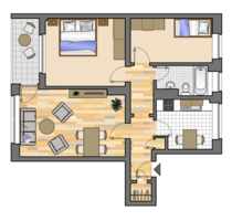 Wohnung zum Mieten in Herten 509,00 € 69 m²