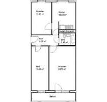 Wohnung zum Mieten in Magdeburg 411,24 € 68.54 m²