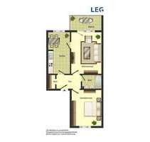 Wohnung zum Mieten in Bergkamen 399,00 € 54.4 m²