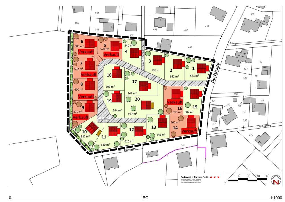 Grundstück zu verkaufen in Spenge 234.800,00 € 587 m²