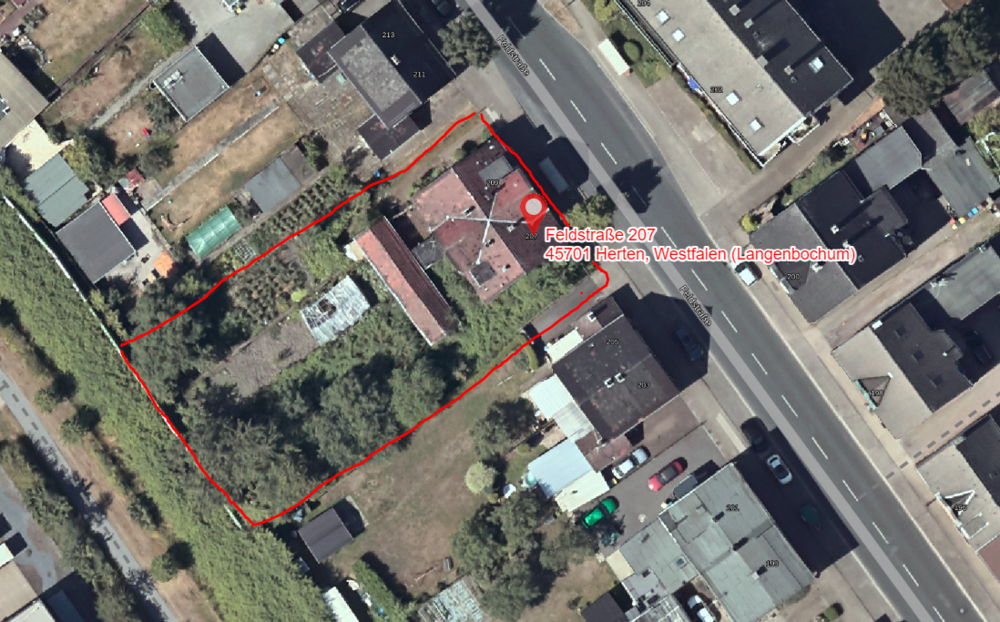 Grundstück zu verkaufen in Herten 299.000,00 € 1114 m²