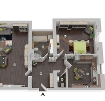 ruhige Lage in Mariental 95 m2 2-Zimmer Küche, Bad, Gäste WC,