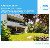Exklusivität trifft Moderne: Garten-Maisonette-Wohnung in gehobener Nachbarschaft nahe Elbufer! - Hamburg Othmarschen