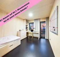 DIE ZIMMEREI | AKTION 25% Rabatt - Möbliertes 1-Zimmer-Apartment am Inselpark ab Januar| Bigger Bude - Hamburg Wilhelmsburg