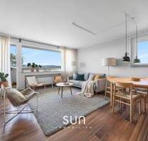 IN ESCHERSHEIM THRONEN - helle 3-Zimmer-Wohnung mit Taunusblick, wo jeder Tag friedlich ausklingt - Frankfurt am Main