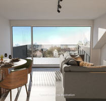 Nürtingen Whg A13 NEU: stilvolle 3,5-Zimmer-Dachgeschosswohnung mit Balkon