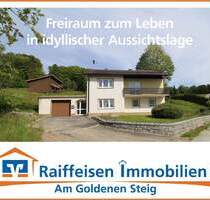 Einfamilienhaus mit barrierefreier ELW in ruhiger, idyllischer Aussichtslage bei Hohenau