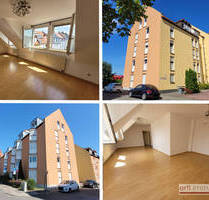* WOHNEN in St.Peter * super geschnittene 1-Zi-DG-Wohnung inkl. PANTRY-KÜCHE + Tiefgaragenstellplatz - Nürnberg Ludwigsfeld