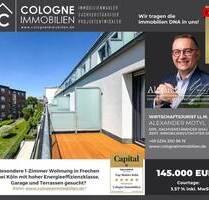 MODERNES APARTMENTSINGLEWOHNUNG MIT GARAGE, 2xTERRASSE, EBK UND AUFZUG -KfW 40 STANDARD- - Frechen