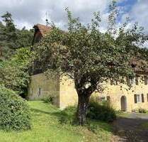 Romantische Mühle m. Scheune u. Nebengeb. in idyll. Lage bei Lauf zu verkaufen! Einzeldenkmal