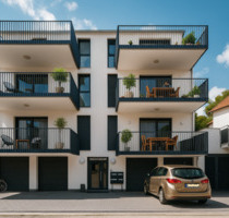 Sonnige Dachgeschosswohnung mit zwei Balkonen, hochwertiger Ausstattung und Garagenplatz - Rudersberg Oberndorf