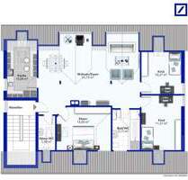 4-Zimmer-DG-Wohnung inkl. Gartenanteil und Garagenstellplatz - Hemhofen Zeckern