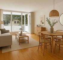 Charmante 3-Zimmerwohnung mit Loggia und Tiefgaragenstellplatz in München-Bogenhausen