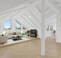 Dachgeschoss mit Loft-Flair - offen, besonders, voller Wohncharakter - Frechen