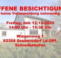 Erst die Sanierung, dann das (Wohn)Vergnügen! Wohnhaus mit großem Grundstück in Schnufenhofen - Seubersdorf in der Oberpfalz / Schnufenhofen
