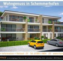 Sehr schöne 3,5-Zimmer-Eigentumswohnung im EG mit großer Terrasse und Gartenanteil - Schemmerhofen