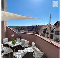 Stylische Dachwohnung mit Traumblick - Wohnen über den Dächern von Pforzheim