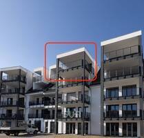 Erstbezug! Exklusive 3-Zimmer-Penthousewohnung mit 3 Balkonen - direkt am S-Bahnhof Obertshausen