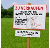 3849m² Grundstück in Jaderberg mit Baugenehmigung für 3 Mehrfamilienhäuser mit je 6 WE