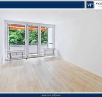 Frisch renovierte 2,5-Zimmer-Wohnung mit Süd-Balkon und Blick ins Grüne - Gauting / Stockdorf