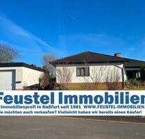 Schonungen OT - SOFORT VERFÜGBAR – Wohnen auf einer Ebene mit viel Platz in idyllischer Ortsrandlage!