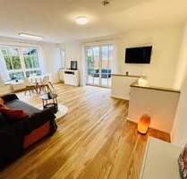 RESERVIERT 2 Zimmer + Hobbyraum: Gartenwohnung mit 105 qm Wohn-Nutzfläche & Sauna - Gilching Neugilching