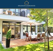 Hohe Decken, lichtdurchflutete Räume: Exklusive Gartenwohnung mit Loft-Charakter in Obermenzing - München Pasing-Obermenzing