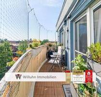 Herrlicher Weitblick über Leipzig | 2 Zimmer + Küche | mit Balkon, Stellplatz & Aufzug | FERNWÄRME!