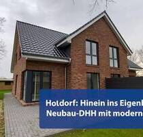 Neubau Doppelhaushälfte inklusive Grundstück und moderner Einbauküche von Privat - Holdorf