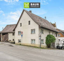 360° | Ehemaliges Bauernhaus mit sanierungsbedürftigem Ökonomieteil in Bermatingen