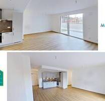 *** Sommeraktion *** Sparen Sie sich die erste Kaltmiete: Geräumige 3-Zimmer-Wohnung mit Terrasse und EBK im Wohnquartier NEO - Nürnberg Hohe Marter